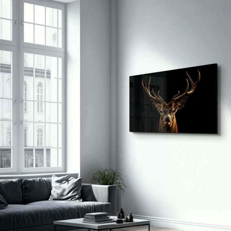 Elegant Tempered Glass Wall Art Painting, 13.8 x 21.7 inches | 100% Tempered Glass, Thickness: 0.16 inches | UV Printed for Vibrant Colors | Perfect for Home Decor, Living Room, & Office Spaces