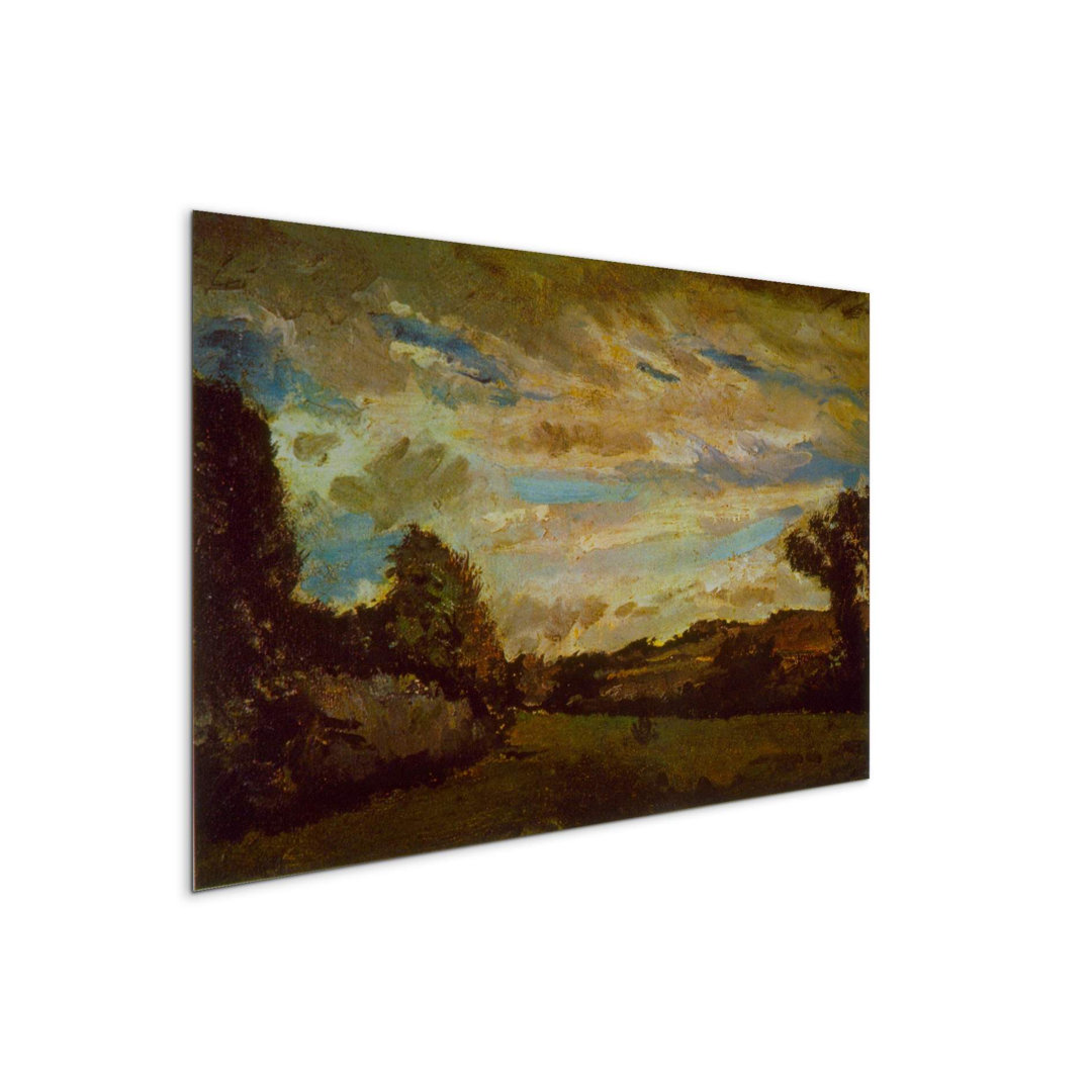 Dunes by Van Gogh Vincent 53×80 cm MetalArt Materic Aluminum Satin Effect, Frameless Panel, Lightweight Ready to Hang