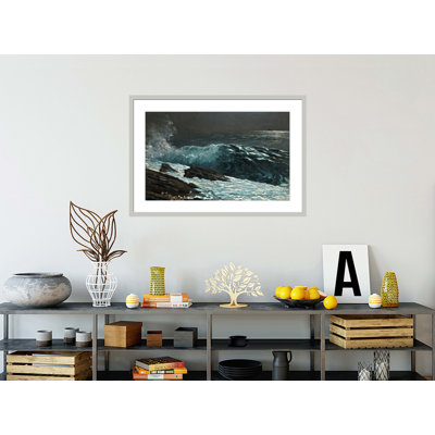«Sunlight on the Coast» par Winslow Homer - impression giclée encadrée