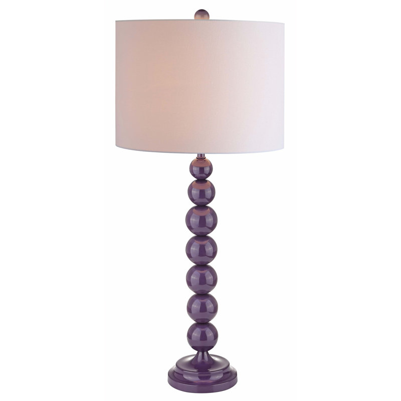 Rimini Metal Table Lamp, Purple