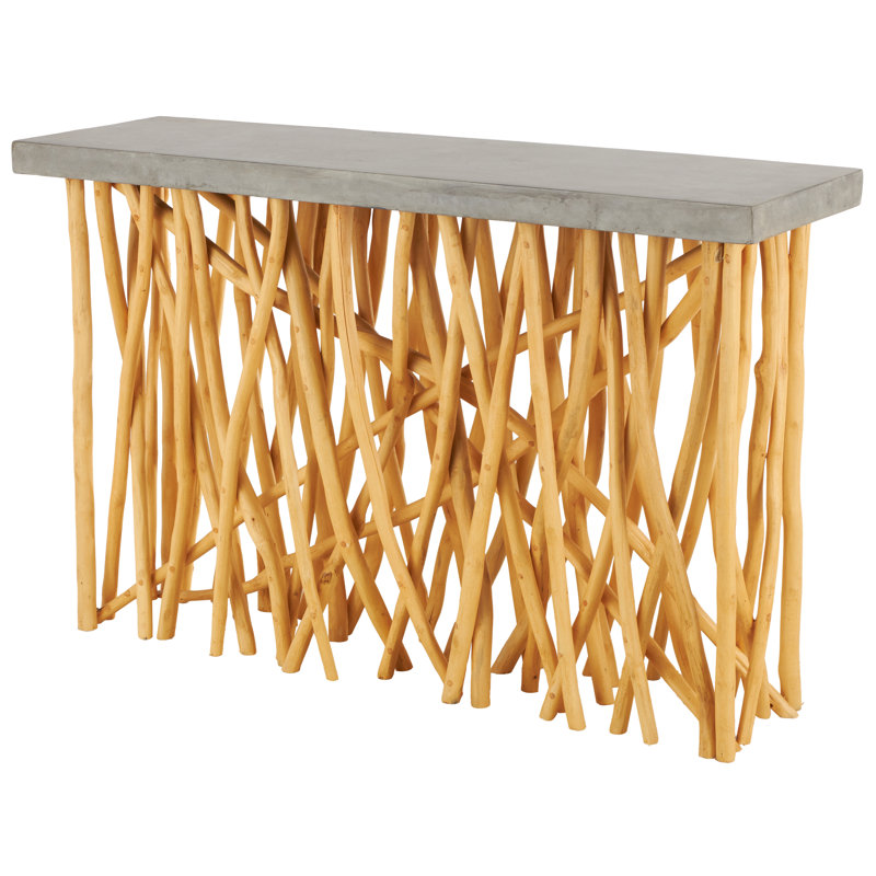 Console en bois de teck Cole and Grey