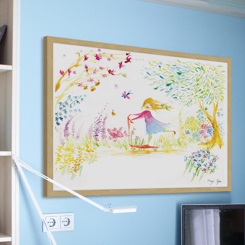 Maya Gur - Single Picture Frame Painting, 61cm H x 91cm W x 3.81cm D