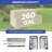Edrosie Inc 69.6'' W 260 Gallons Water Resistant Resin Lockable Deck Box-101122545