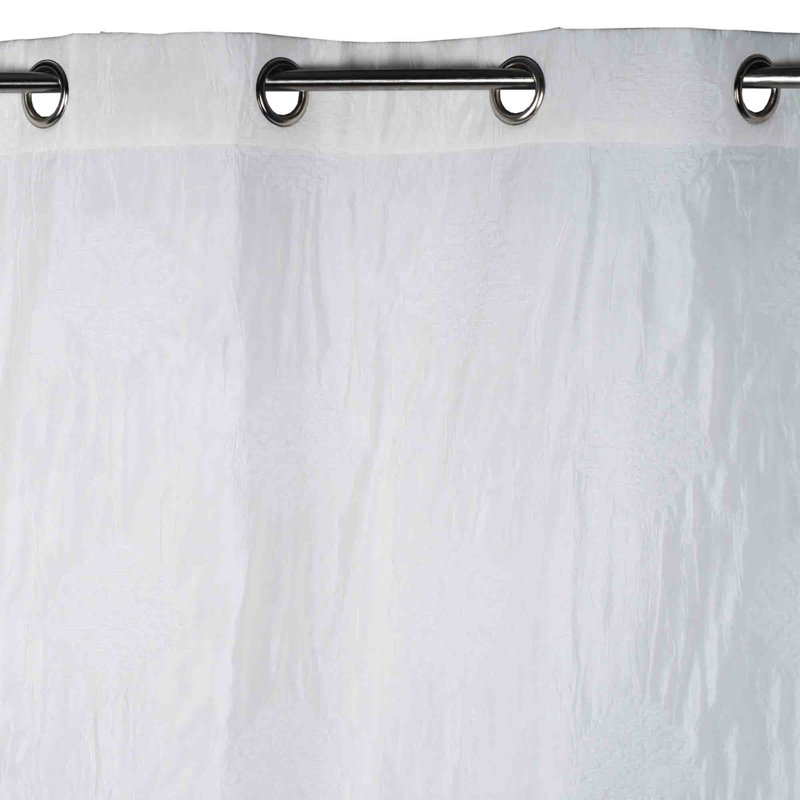 Duomo Semi Sheer Single Curtain, Off White