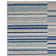 Donnavan Striped Blue Area Rug