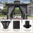 8 Ft. W X 8 Ft. D Patio Gazebo With Double Roof