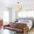 5 Light Dimmable French Style Colorful Glass Crystal Chandelier