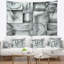 Tapisserie abstract abstract white blocks-28494330