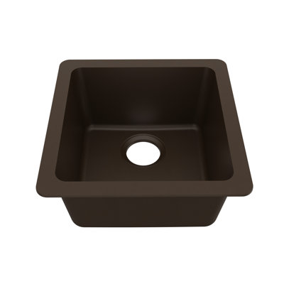 Karran Quartz 16-5/8'' X 16-5/8'' Undermount Bar Sink