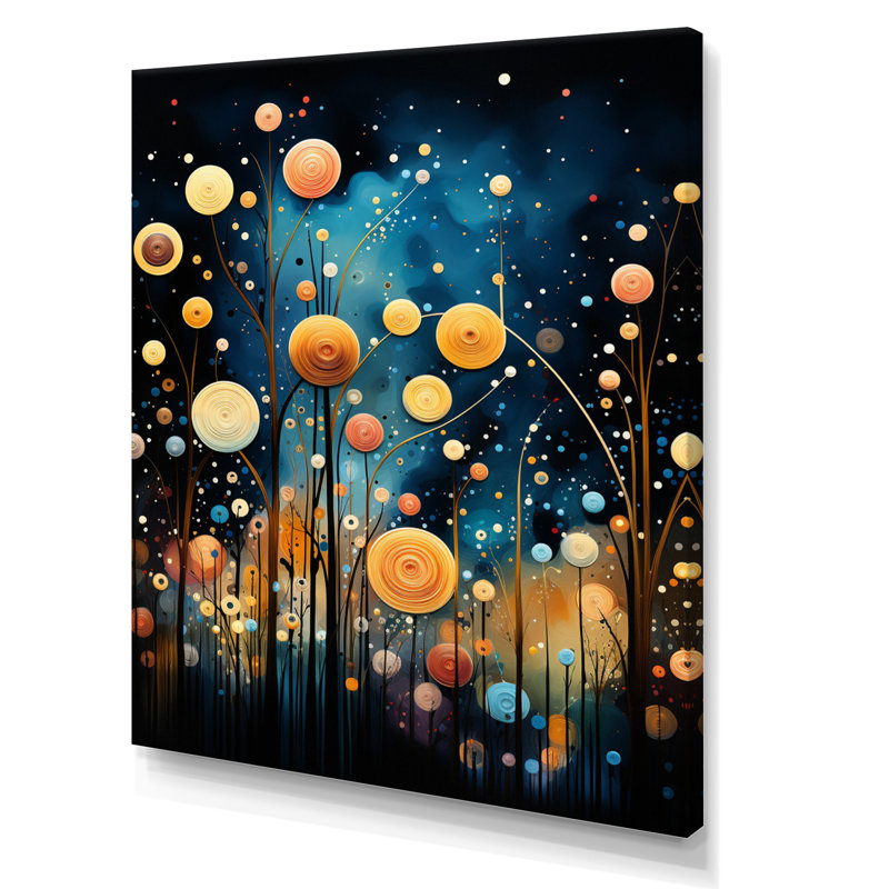 "Blue Odyssey" abstrait bleu sur toile, H 32 po x l 16 po x P 1 po, Toile tendue
