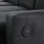 Canapé modulaire convertible avec deux chaises longues de rangement et ports USB-710618077