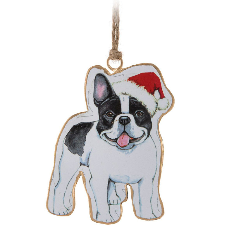 Ornement suspendu festif Frenchie
