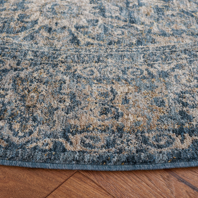 Avelyn Performance Oriental Rug, Square 6'4"
