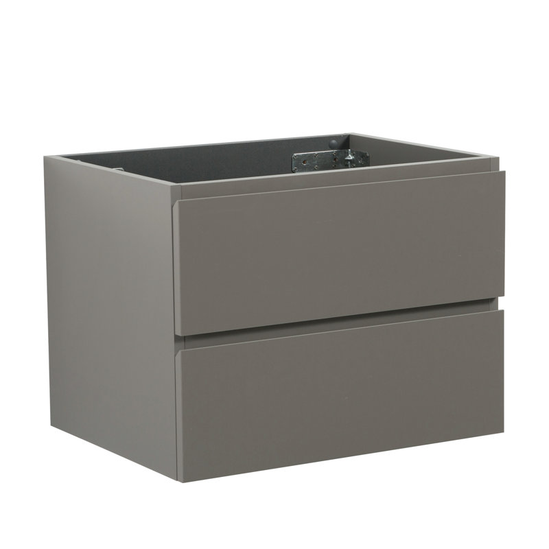 Armoire murale grise sans lavabo, styles à deux tiroirs, démo moderne et minimaliste, production, applications de nettoyage faciles, lavabo en gris Prospects, deux formes,