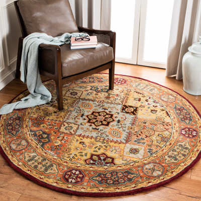 Heine Handmade Wool Red/Rust Rug