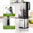 AMZCHEF Cold Press Juicer with 5.2" Wide Feed Chute, Slow Masticating Juice Extractor for Whole Fruits & Vegetables, Stainless Steel Design, Easy-Clean, High Juice Yield