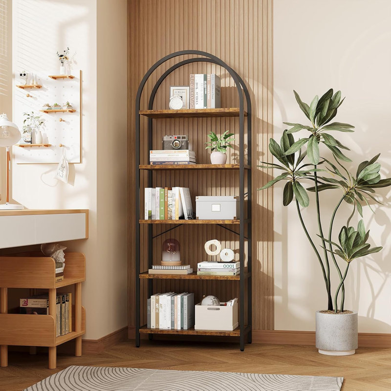 180cm H x 60cm W Bookcase, Brown