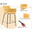 Joutel Upholstered Bar Stool-827747252
