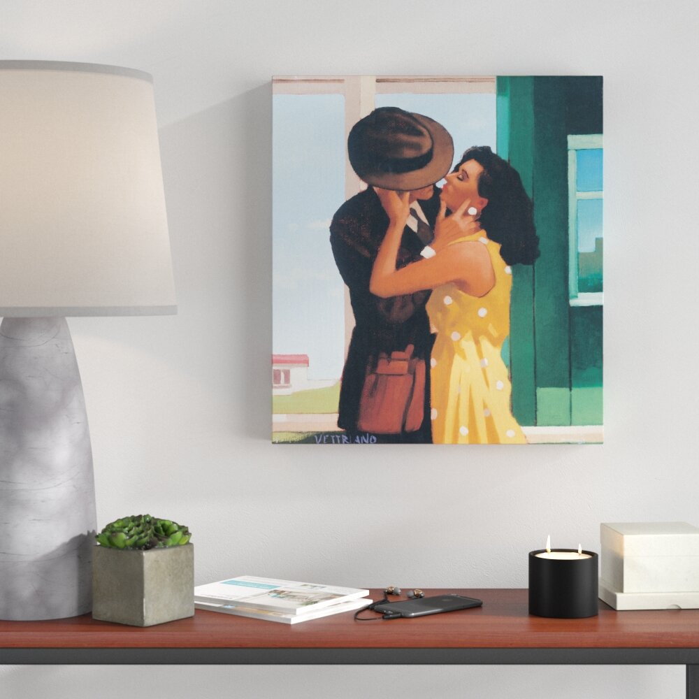 Poster „The Last Great Romantic“ von Jack Vettriano, Kunstdruck