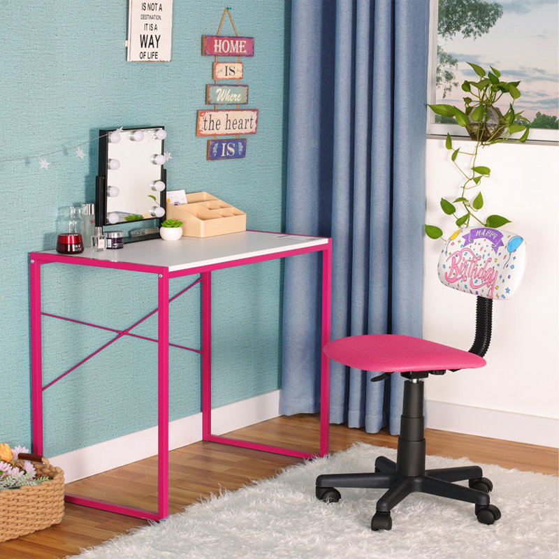 Fauteuil de bureau pour enfants DAIN, Rose