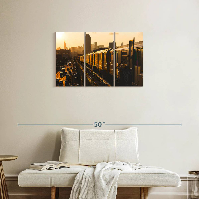 Sireci NY Subway Train, 20" H x 33" W