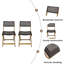  Chaise bistro Hillside, ensemble de 2-1805712457