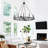 12 - Light Living Room Steel Dimmable Candle Style Wagon Wheel Chandelier UL Certified-1493192579