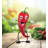 Kryslin Metal Garden Veggie Stake with Hand Painted Details and Weather Resistant Finish-1699872798