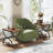 Tashai 2-Tier Rectangular End Side Table with Semicircular Metal Legs-329926391-329927347