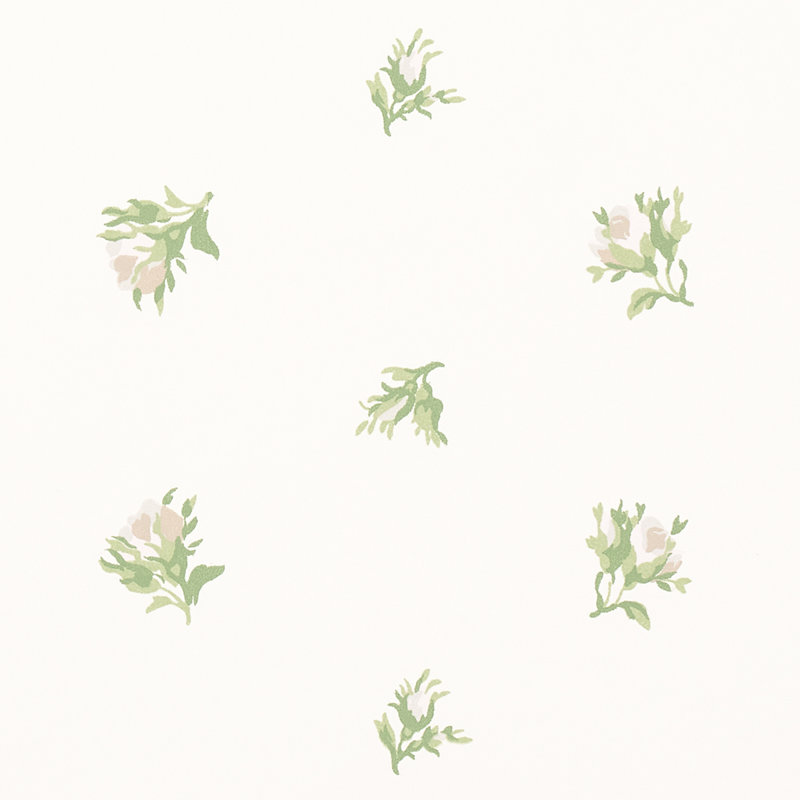 Margie Floral Wallpaper, Gris