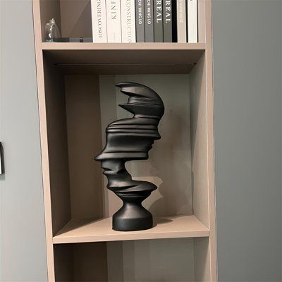 Abstract Sculpture Resin Head Statue Modern Minimalist Decor For Living Room And Hotel