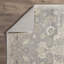 Tapis oriental en polypropylène tissé à la main en crème / gris-428079349