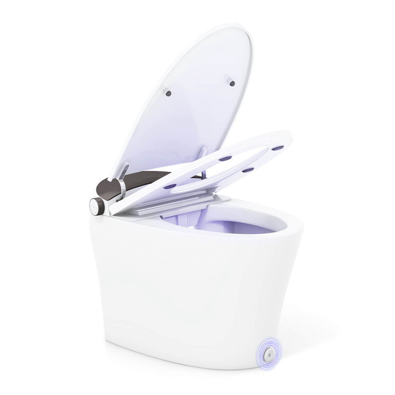 Toilette intelligente avec siège chauffant réglable Gymax