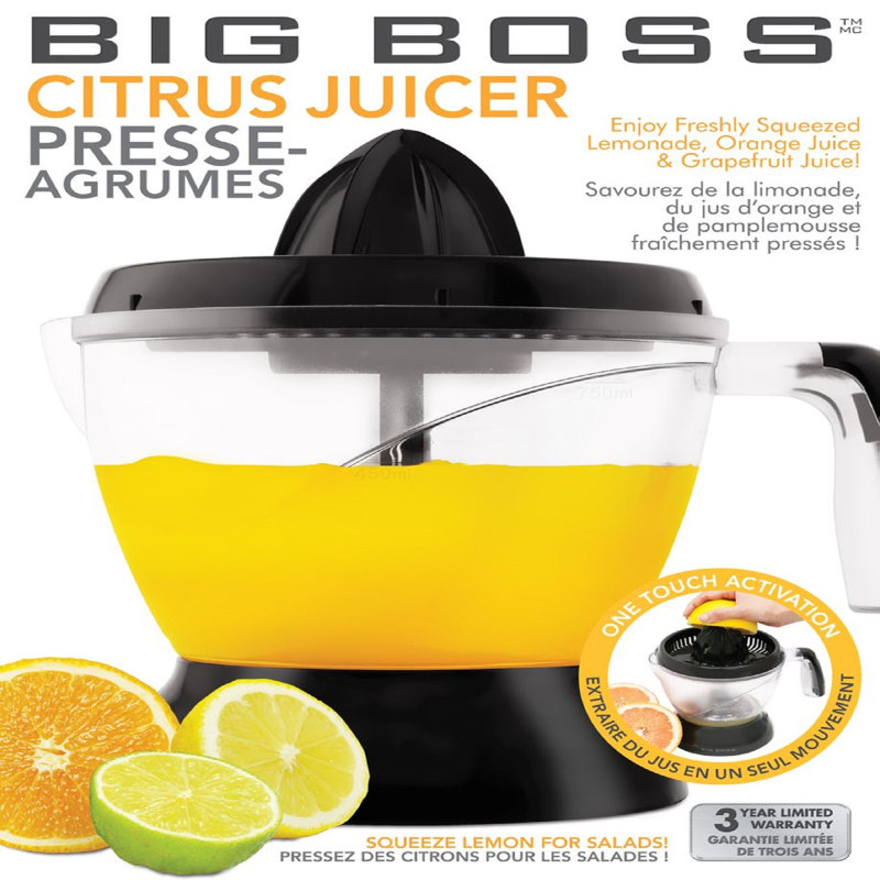 Presse-agrumes électrique Big Boss, Noir