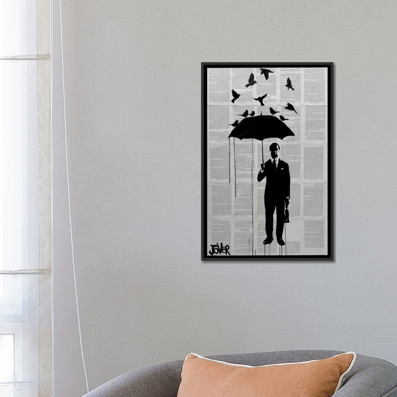 «Just a Perfect Day», impression sur toile, H 26 po x l 18 po x P 1,5 po, Toile avec cadre noir