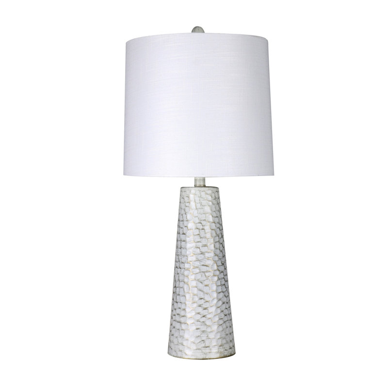 Delphi Metal Table Lamp, Brass/Gray