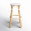 Tabouret de bar et de comptoir en rotin tissé à la main Alastair-799526605-799526623