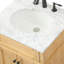 Rivers 24'' Single Bathroom Vanity with Carrara Marble Top-73359936
