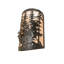 2 - Light Flush Mounted Sconce
