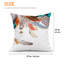 Housse de coussin décorative en plumes de 2 pièces avec housse de coussin décorative de style bohémien 17 x 17 po