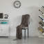 Chaise parsons capitonnée en velours-2024257697