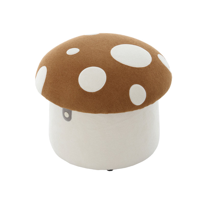 Repose-pieds avec rangement Mushroom Kids, Brun