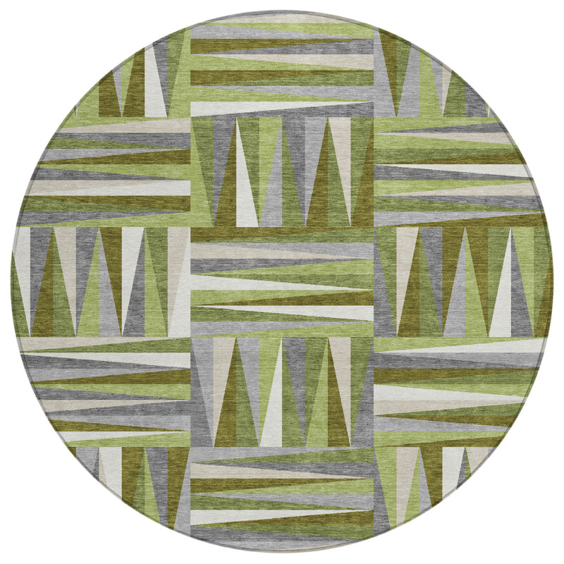 Tapis vert intérieur / extérieur Azura , 8 pi x 8 pi