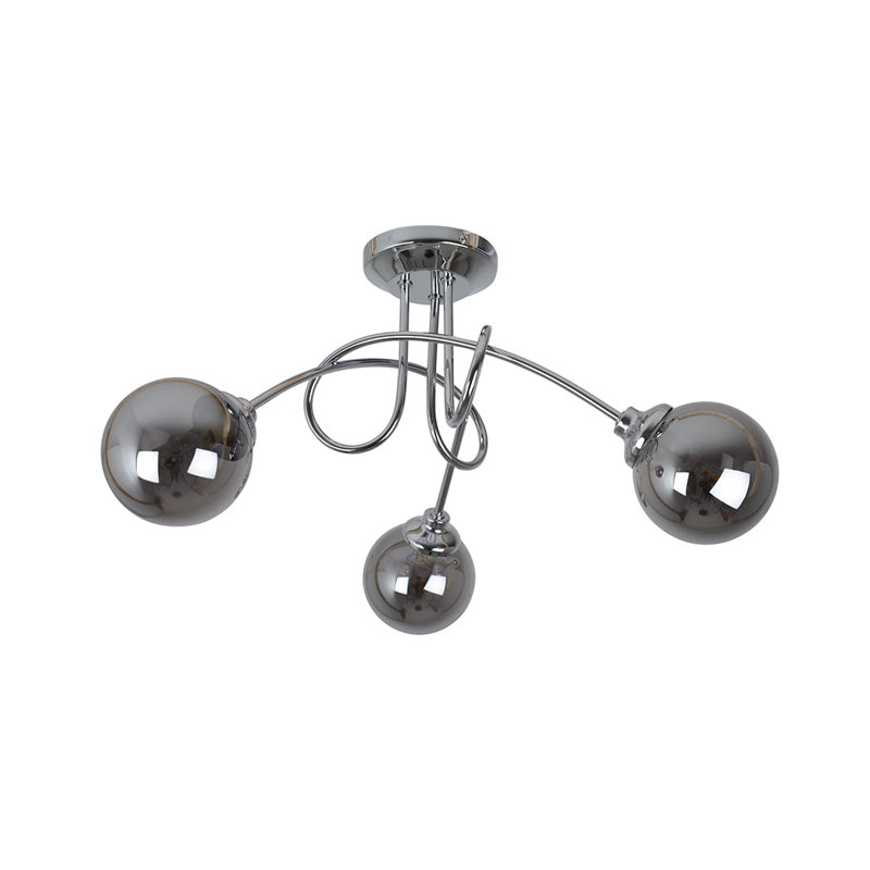 Glass Semi Flush Mount