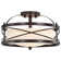 Gaen Glass Semi Flush Mount