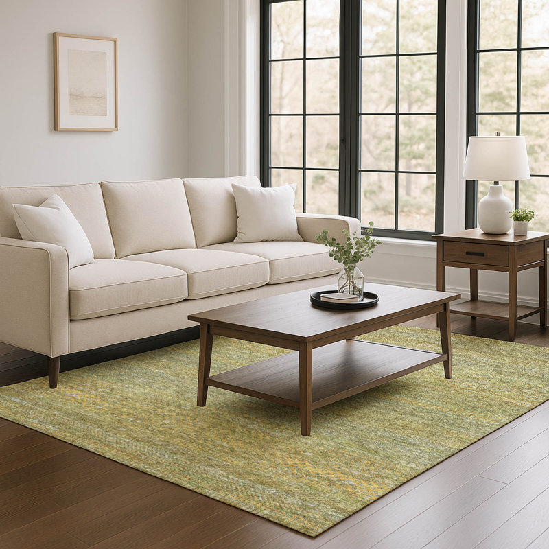 Premium Machine Washable Marasco AMF1633 Stripes Rug, Rectangle 3' x 5'