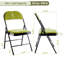 Chaise pliante rembourrée et empilable-736789807