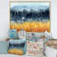 Paysage avec un champ de blé jaune - reproduction sur toile-67339509-67339510