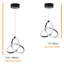 Luminaire suspendu moderne à DEL-1500934259