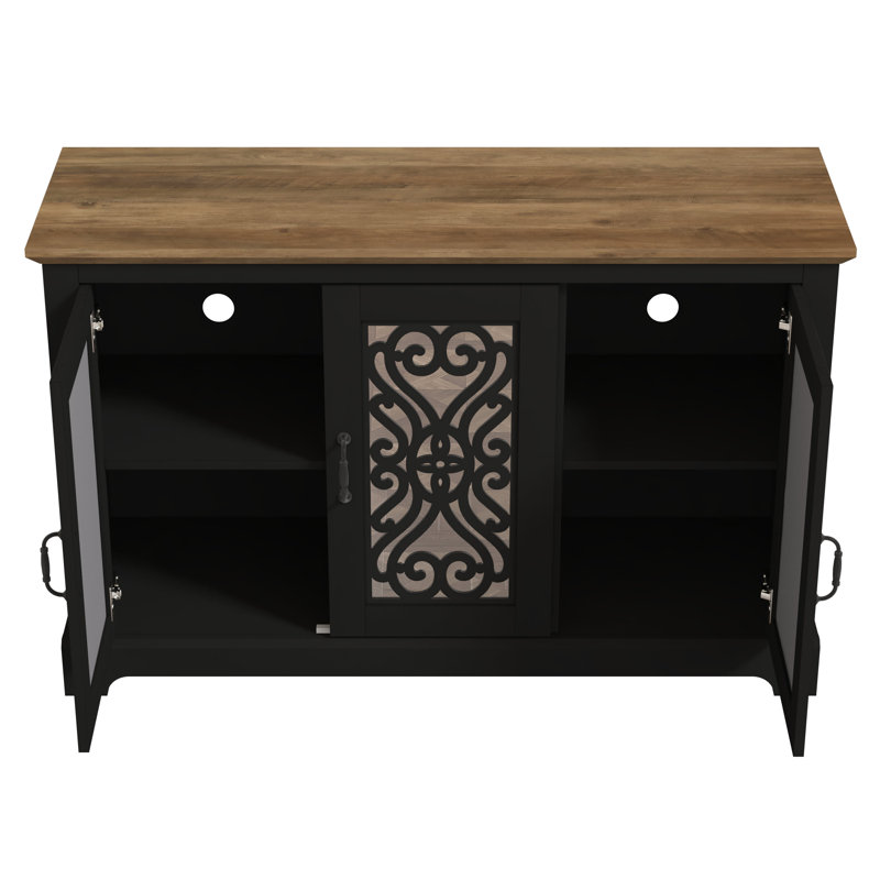 Buffet de 45,7 po de large Ariba, Noir